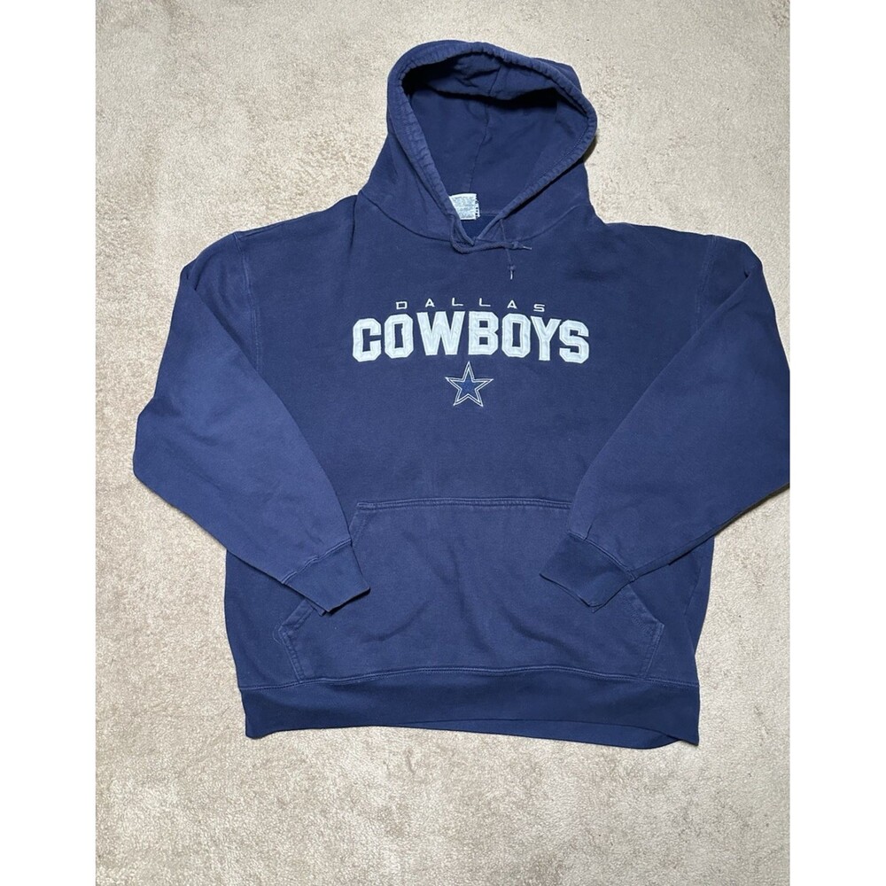 Vintage Dallas Cowboys Hoodie Extra Large Heavyweight Stitch Logo 90s/Y2k